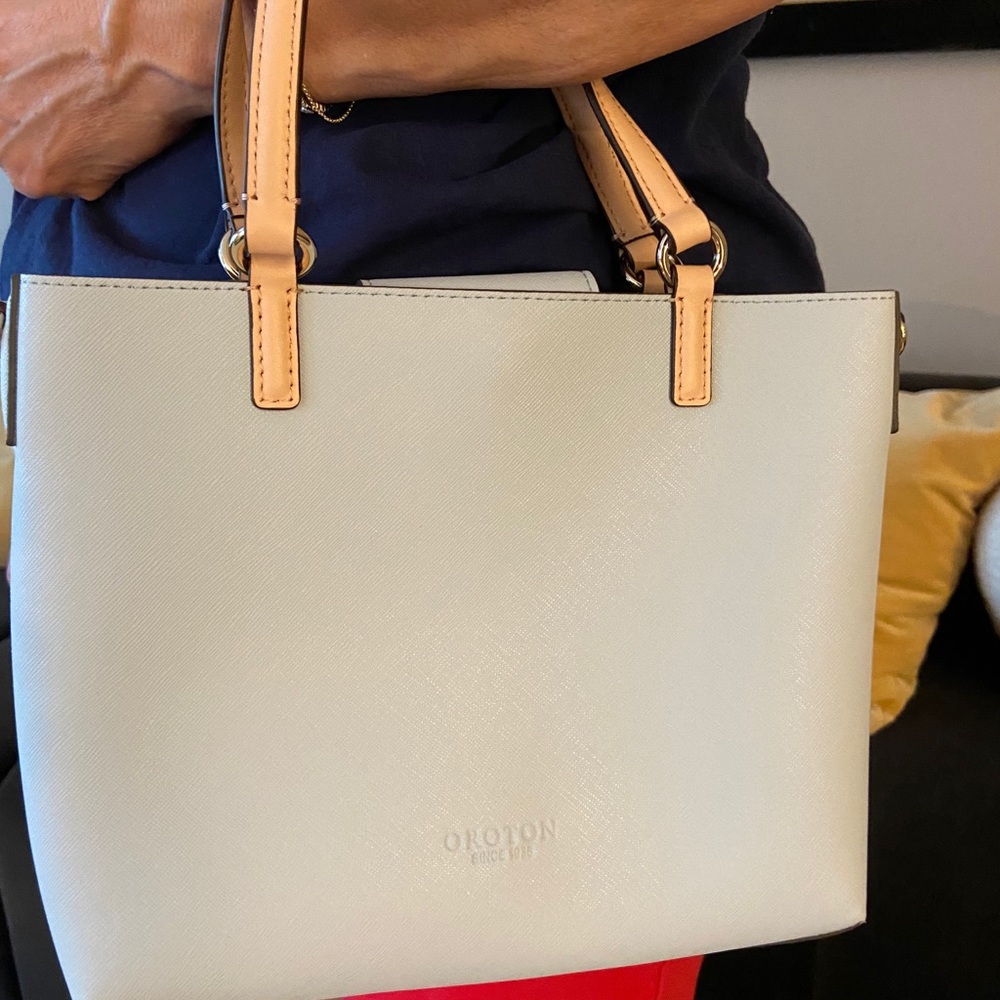 Baby blue Oroton women’s retro vintage structured